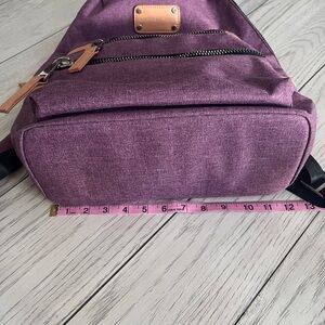 Purple backpack